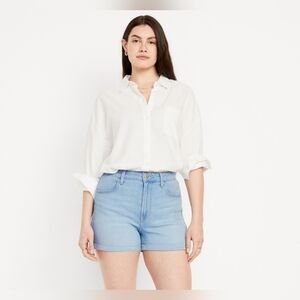 Wow High Rise Jean Shorts